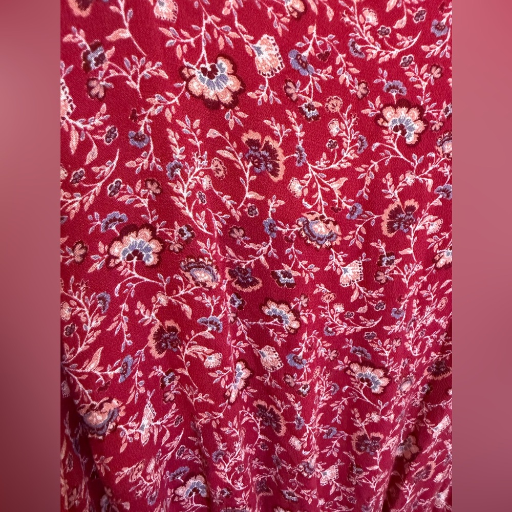 American Eagle Red Long Sleeve Dress *GREAT USED CONDITION* - Picture 10 of 11